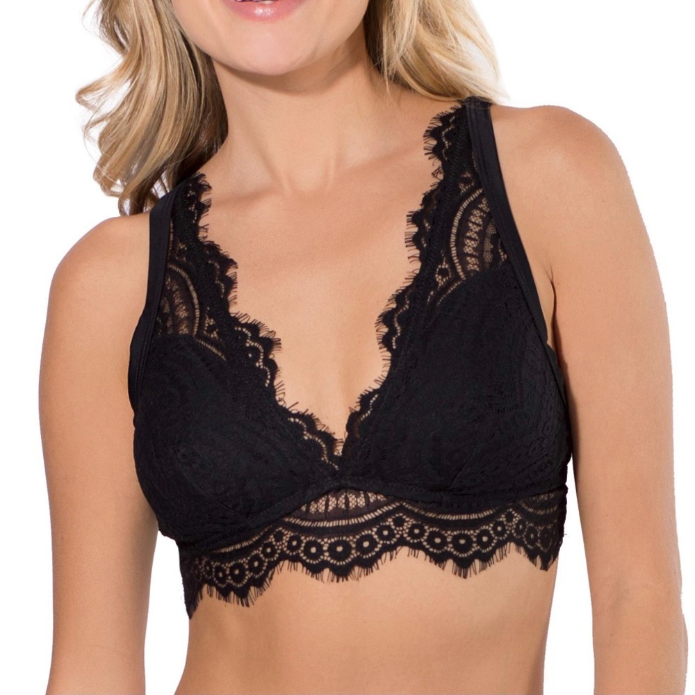NWT Smart & Sexy Crochet Push-Up Swim Top